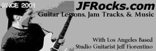 JFRocks.com Guitar Lessons and Music with Guitarist Jeff Fiorentino