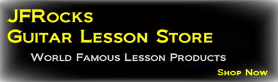 GuitarLessonStore.com - Jeff Fiorentino's JFRocks Guitar Lesson Products.