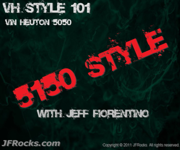 Jeff Fiorentino and JFRocks Van Halen 5150-style Guitar Lesson Package